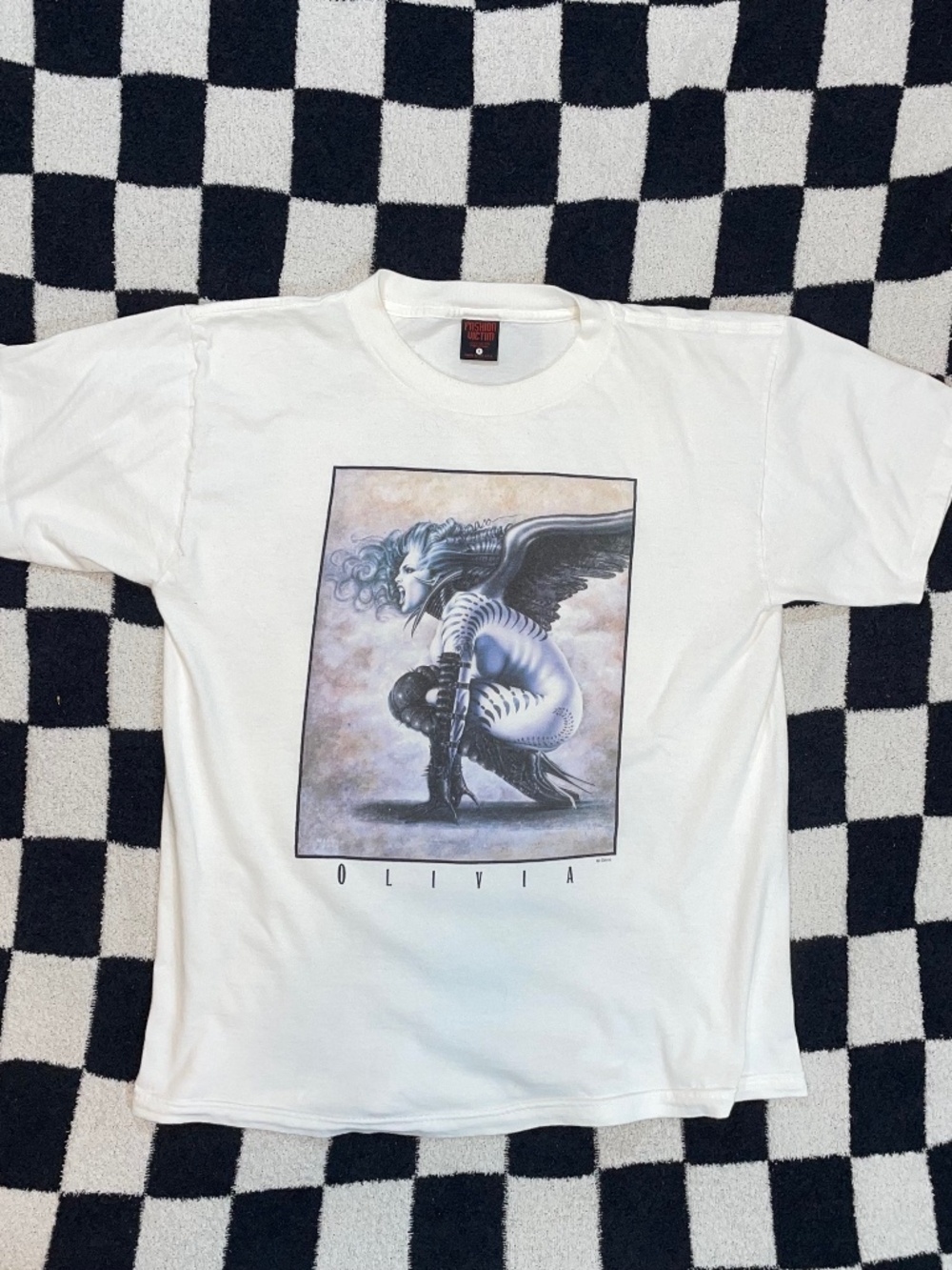 vintage fashion vitcim olivia banshee shirt size large single stich made in usa